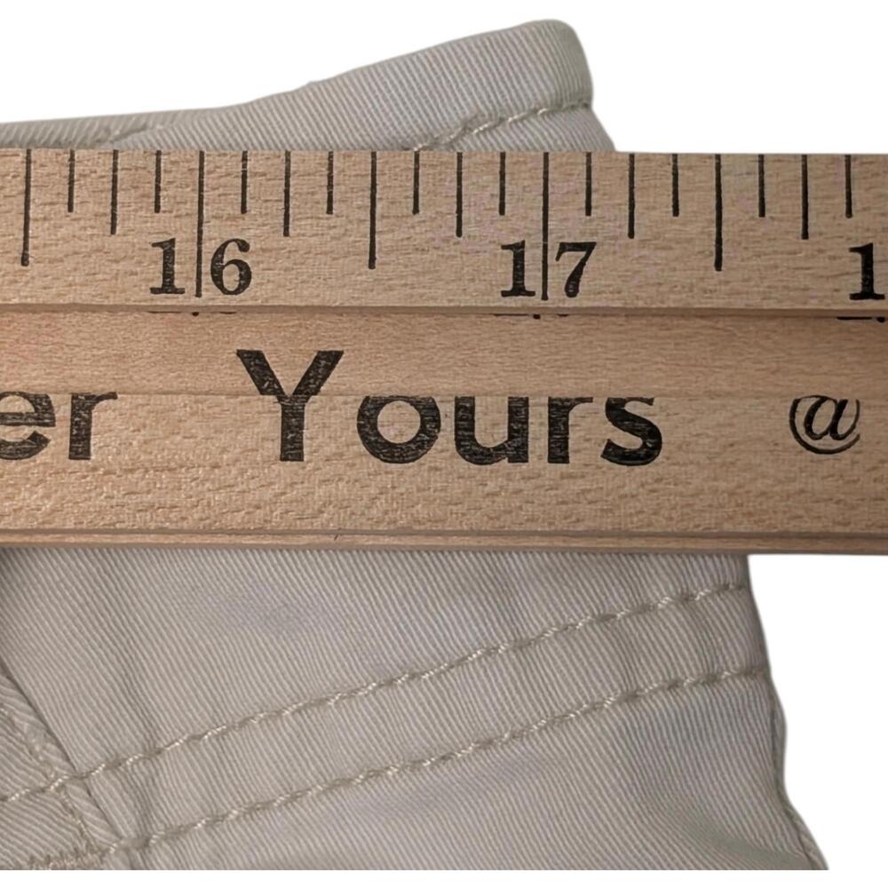 Faded Glory Pants Womens 14 Petite Gray Washed Stretch Chino Straight Leg Casual - Picture 5 of 8